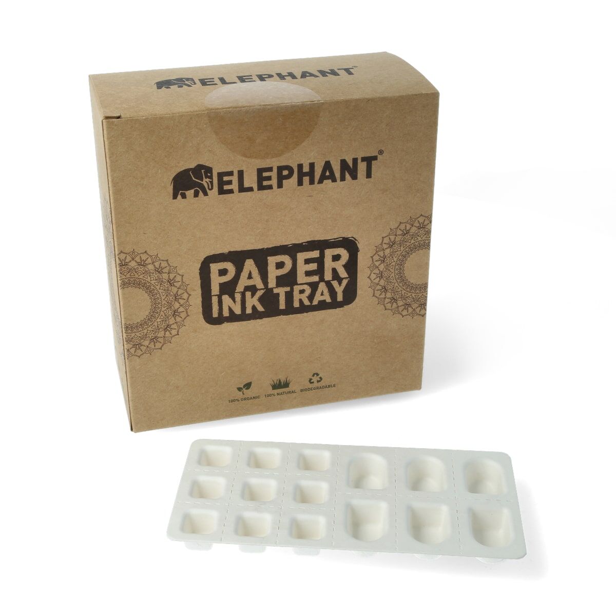 Elephant - Paper Inktray - Biodegradable - 20 pieces
